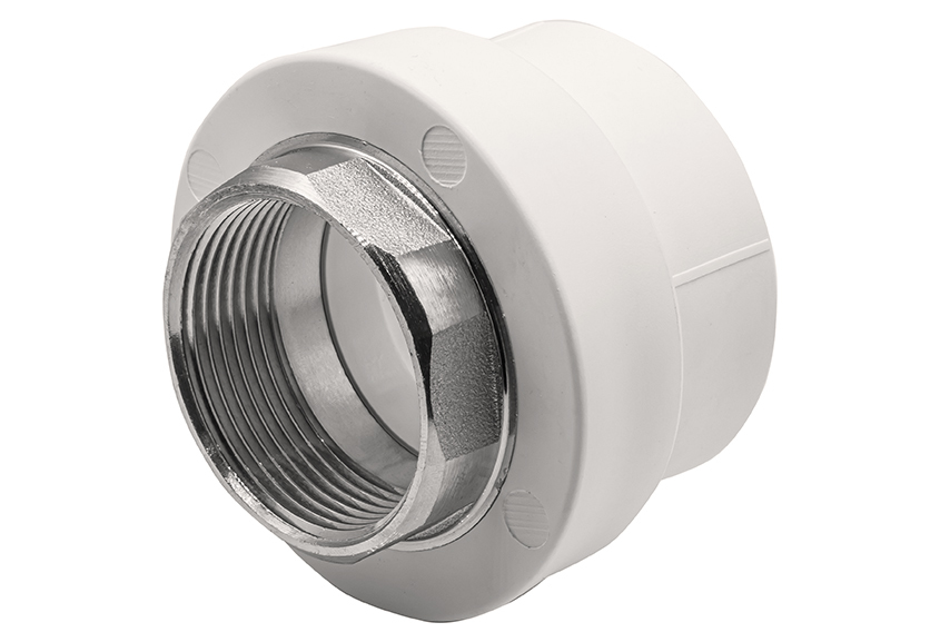Муфта комб. вн 50х1 1/2'' под ключ EVER® БЕЛЫЙ (Россия)