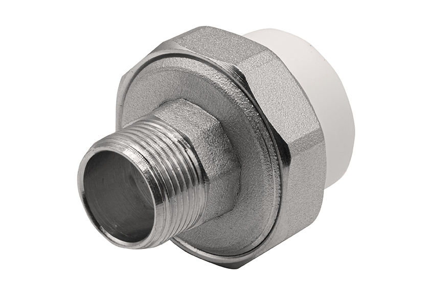 Муфта комб. разъемная, нар 32х3/4" EVER® БЕЛЫЙ (Россия)