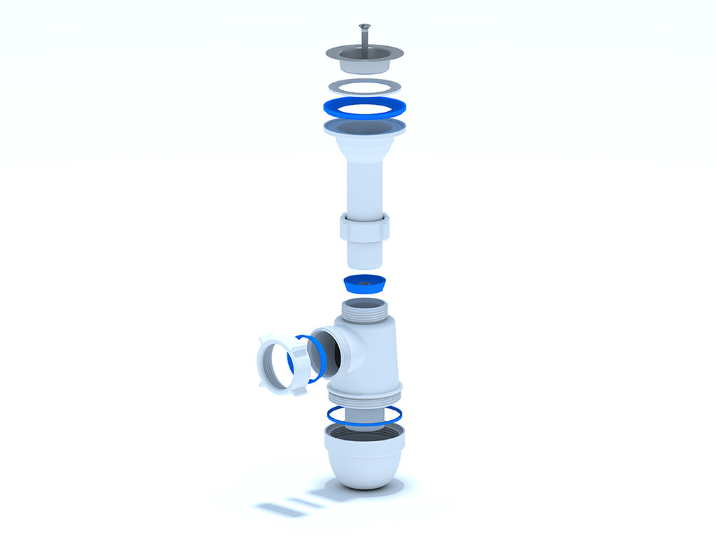 Сифон 1 1/2*40 C0500 АНИ пласт