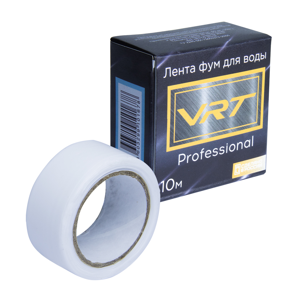 Лента фум VRT® Профессионал для воды (20мм*0.1мм*10м)