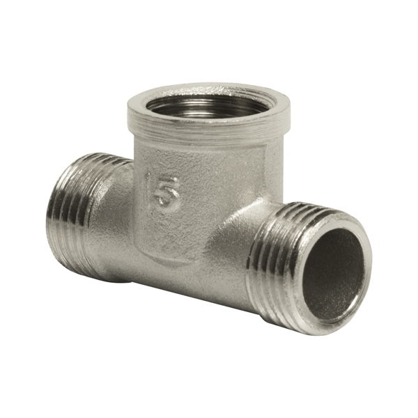 Тройник 1/2'' нар/вн/нар VRT® никель