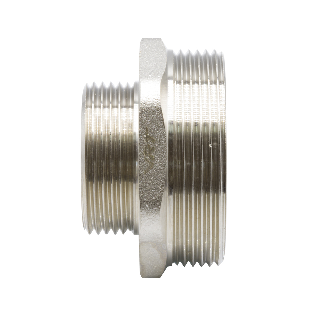 Ниппель переходной 2'' - 1 1/4'' нар/нар VRT® никель