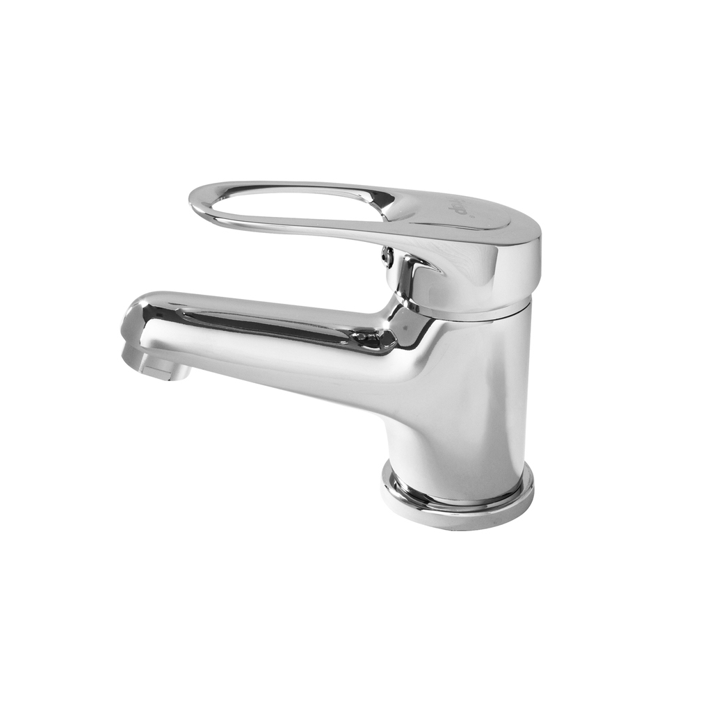 Смеситель для раковины 40к F1028-B FRAP (литой, п/шпильку, хром, без подводки, силумин)