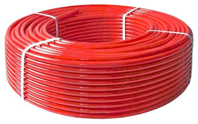 Труба из сшитого полиэтилена PE-Xb 20 (2,0) (100м) VALTEC красная с кисл барьером EVOH