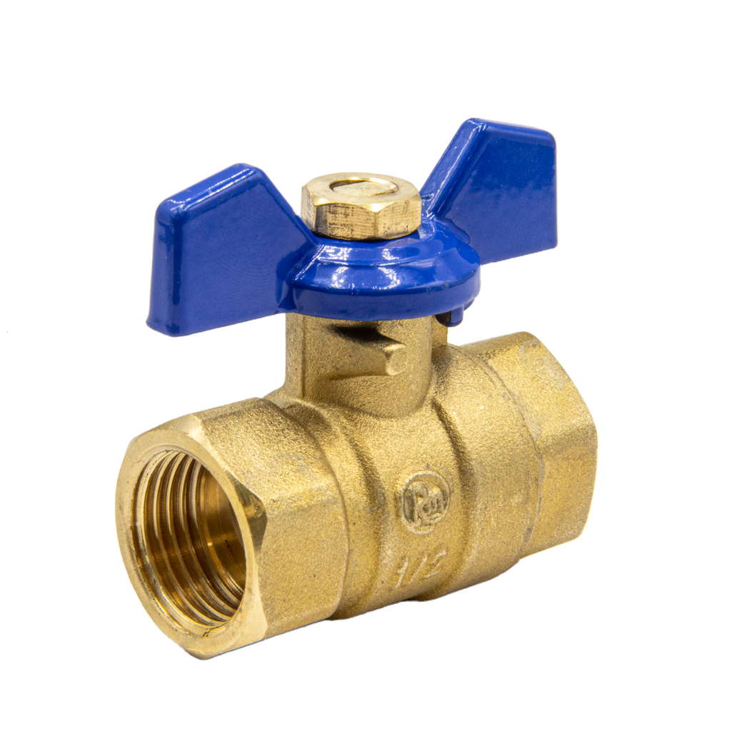 Кран шаровой 1/2'' вн/вн бабочка RM-L