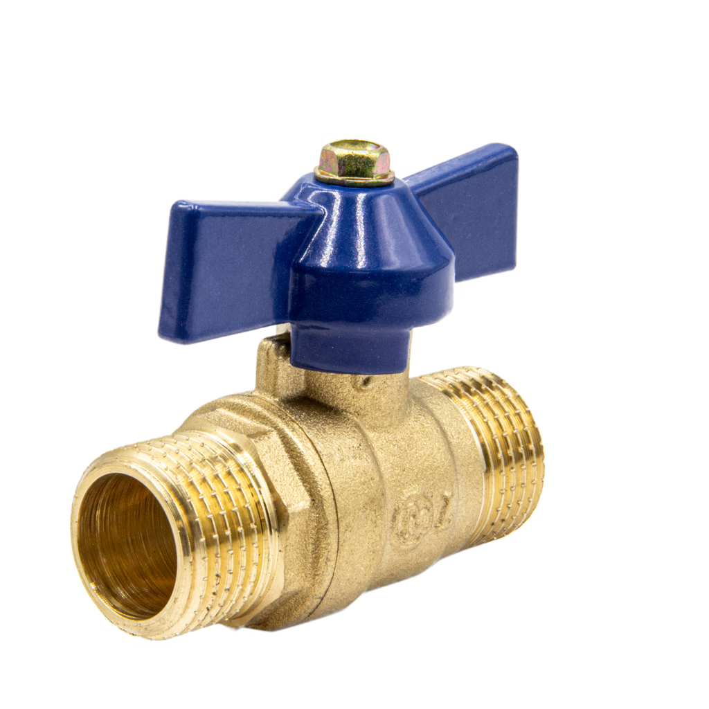 Кран шаровой 1/2'' нар/нар бабочка RM-L