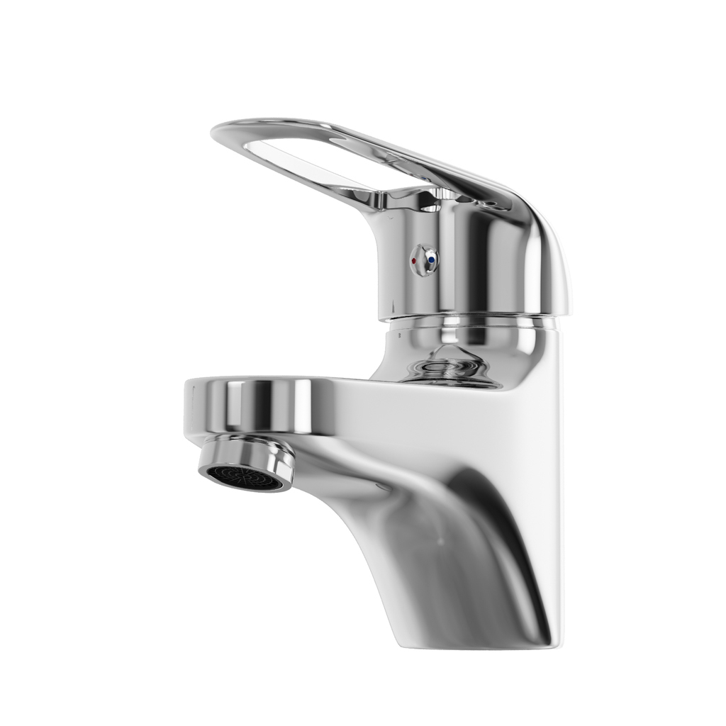 Смеситель для раковины 40k MIXLINE МЛ05-04 (ML05-04) с/отв п/гайку (без подводки)