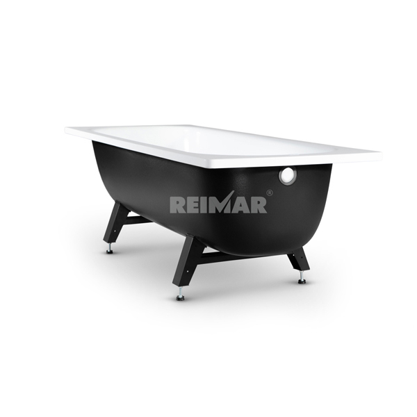 Ванна стальная 1,7*0,7*0,4 (ВИЗ) Reimar форма Сома, полимерная цв.белый (ОР-01205)