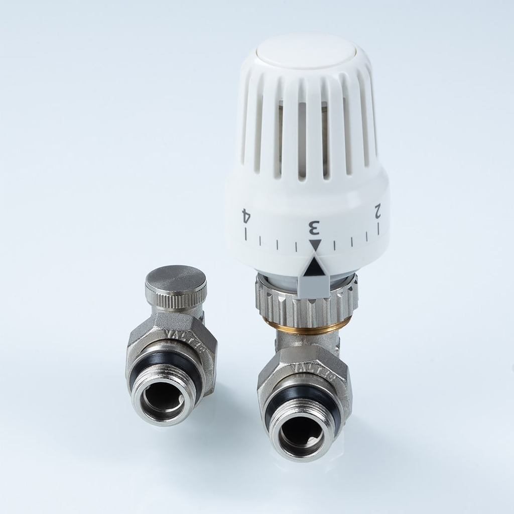 Комплект терморегулирующего оборудования для радиатора 1/2'' угловой VALTEC VT.045.N.04