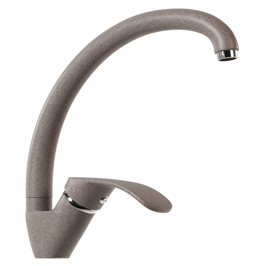 Смеситель для кухни 35к MIXLINE МЛ-ГС02 (ML-GS02) (302) песочный высок. излив