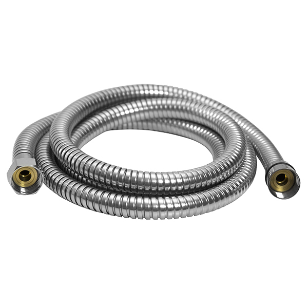 Шланг душевой 175-205 см имп/кон, EPDM, нерж.сталь, хром., растяг. MIXLINE ЛЮКС (блистер)