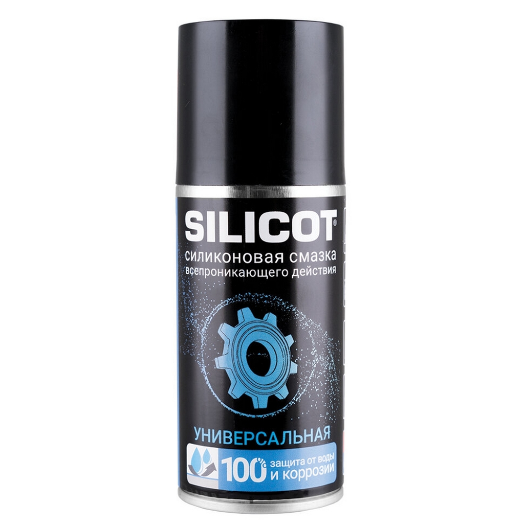 Уплотнительная смазка 210 мл Silicot Spray универсальная, аэрозоль (Честный знак)