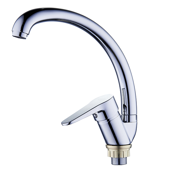 Смеситель для кухни 40к Glauf NUD4-A045 бок. ручка, п/гайку