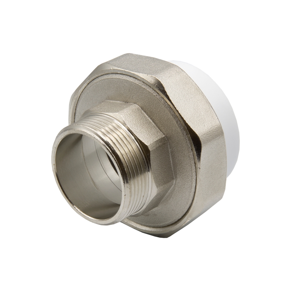 Муфта комб. разъемная, нар 50х1 1/2" EVER®  БЕЛЫЙ (Россия)