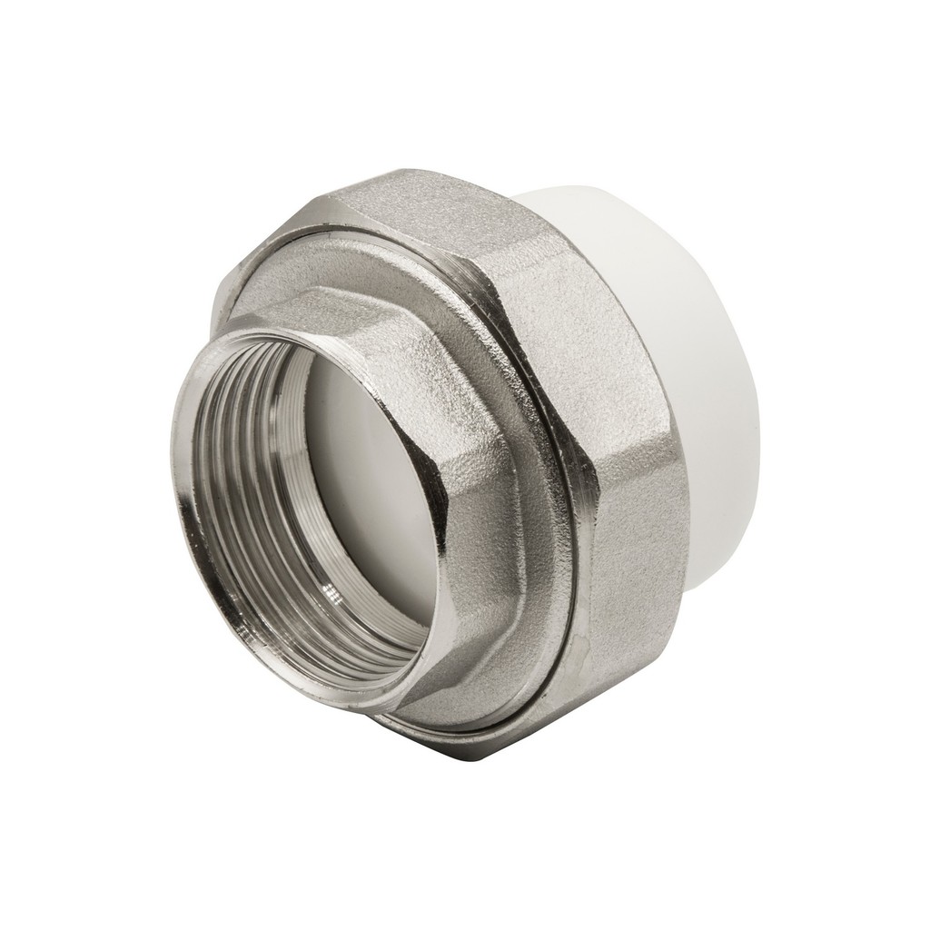 Муфта комб. разъемная, вн 40х1 1/4" EVER® БЕЛЫЙ (Россия)