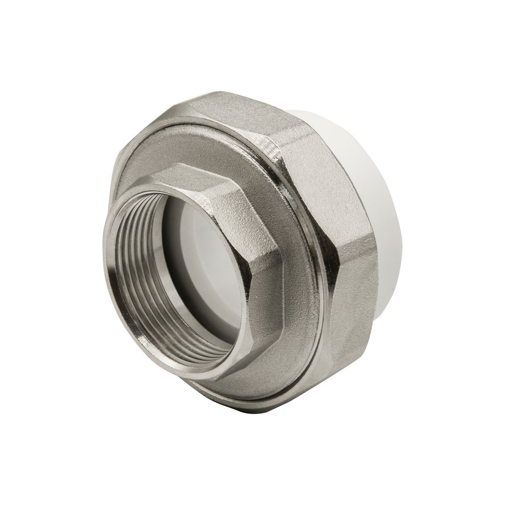 Муфта комб. разъемная, вн 50х1 1/2" EVER®  БЕЛЫЙ (Россия)