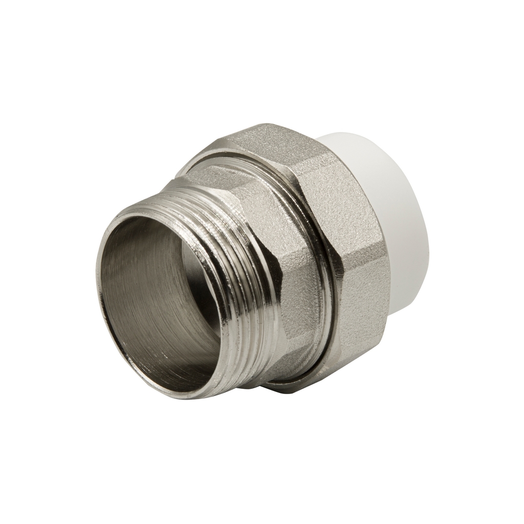 Муфта комб. разъемная, нар 32х1 1/4" EVER®  БЕЛЫЙ (Россия)