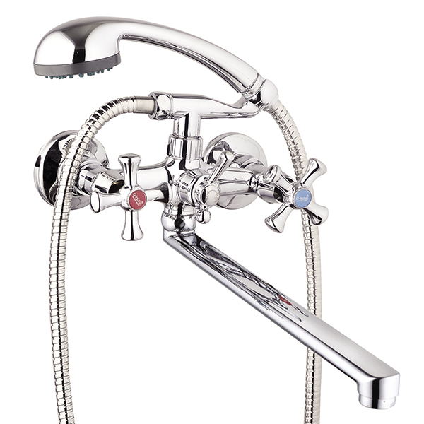 Смеситель для ванны и раковины 1/2 кер Glauf QFR7-C827