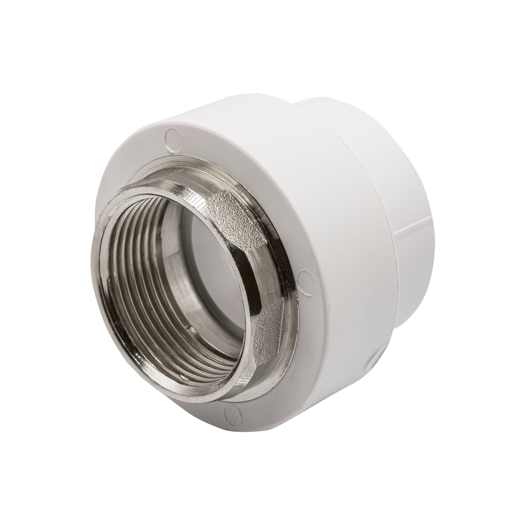 Муфта комб. вн 40х1 1/4'' под ключ EVER® БЕЛЫЙ штрихкод (Россия)