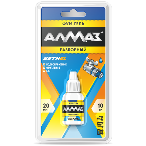 Фум-гель "Алмаз" Разборный 10г (блистер)