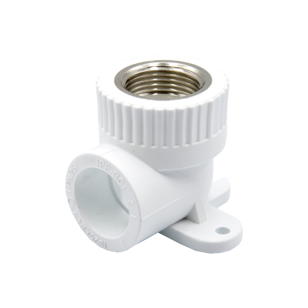Уголок комб. вн 25х3/4'' с креплением EVER® БЕЛЫЙ (Россия)