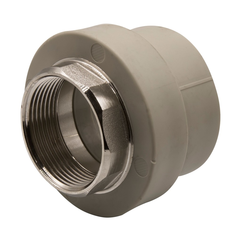 Муфта комб. вн 50х1 1/2'' под ключ EVER® СЕРЫЙ (Россия)
