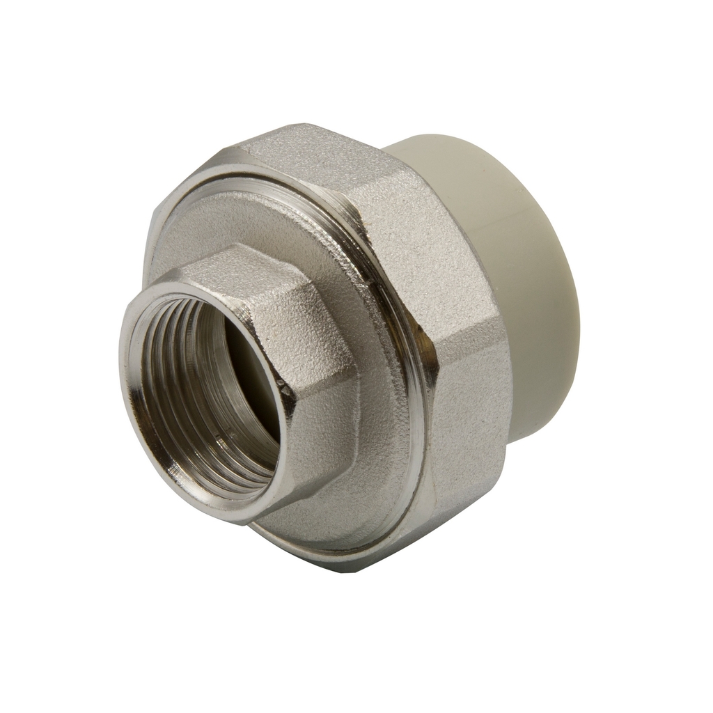 Муфта комб. разъемная, вн 32х3/4" EVER® СЕРЫЙ (Россия)