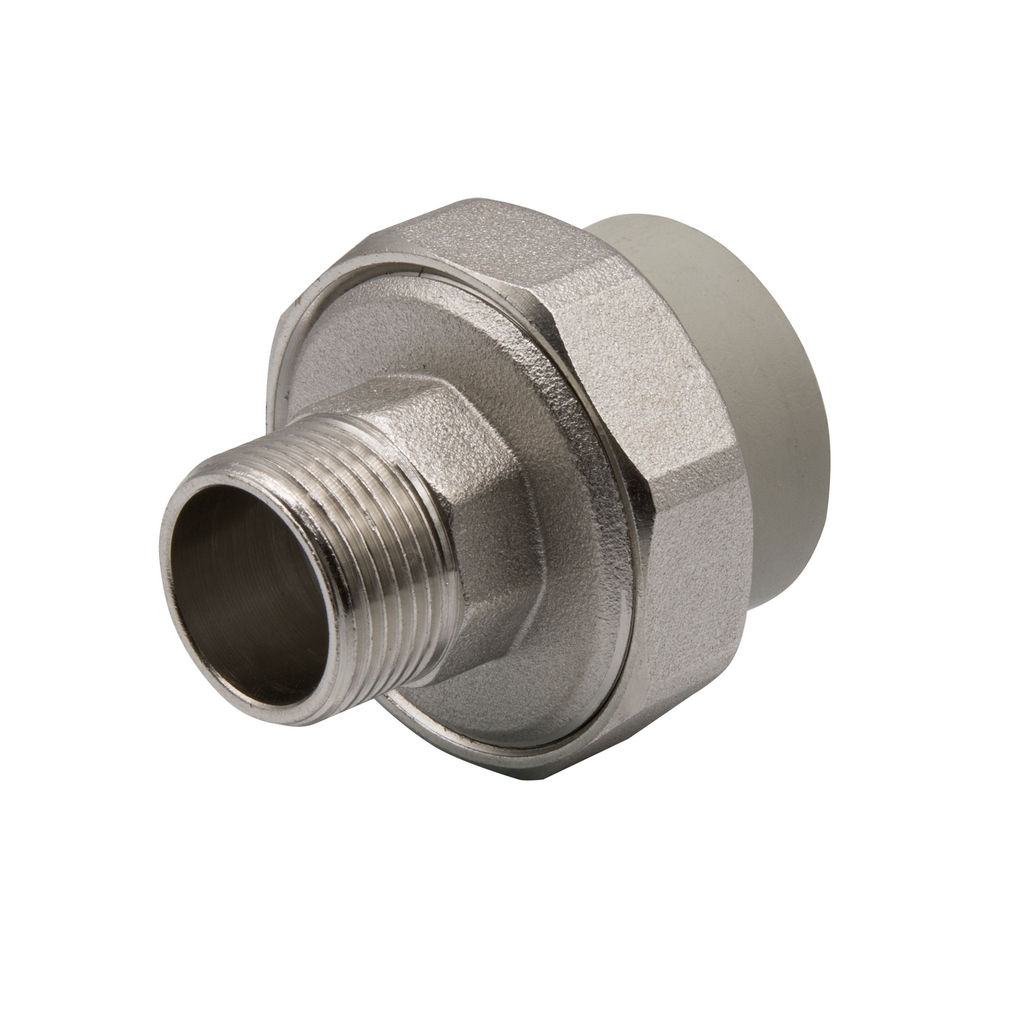 Муфта комб. разъемная, нар 32х3/4" EVER® СЕРЫЙ (Россия)