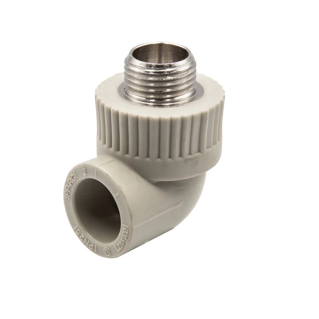 Уголок комб. нар 20х1/2'' EVER® СЕРЫЙ (Россия)