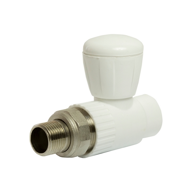Кран американка шар 20-1/2'' прямой EVER® БЕЛЫЙ (Россия)