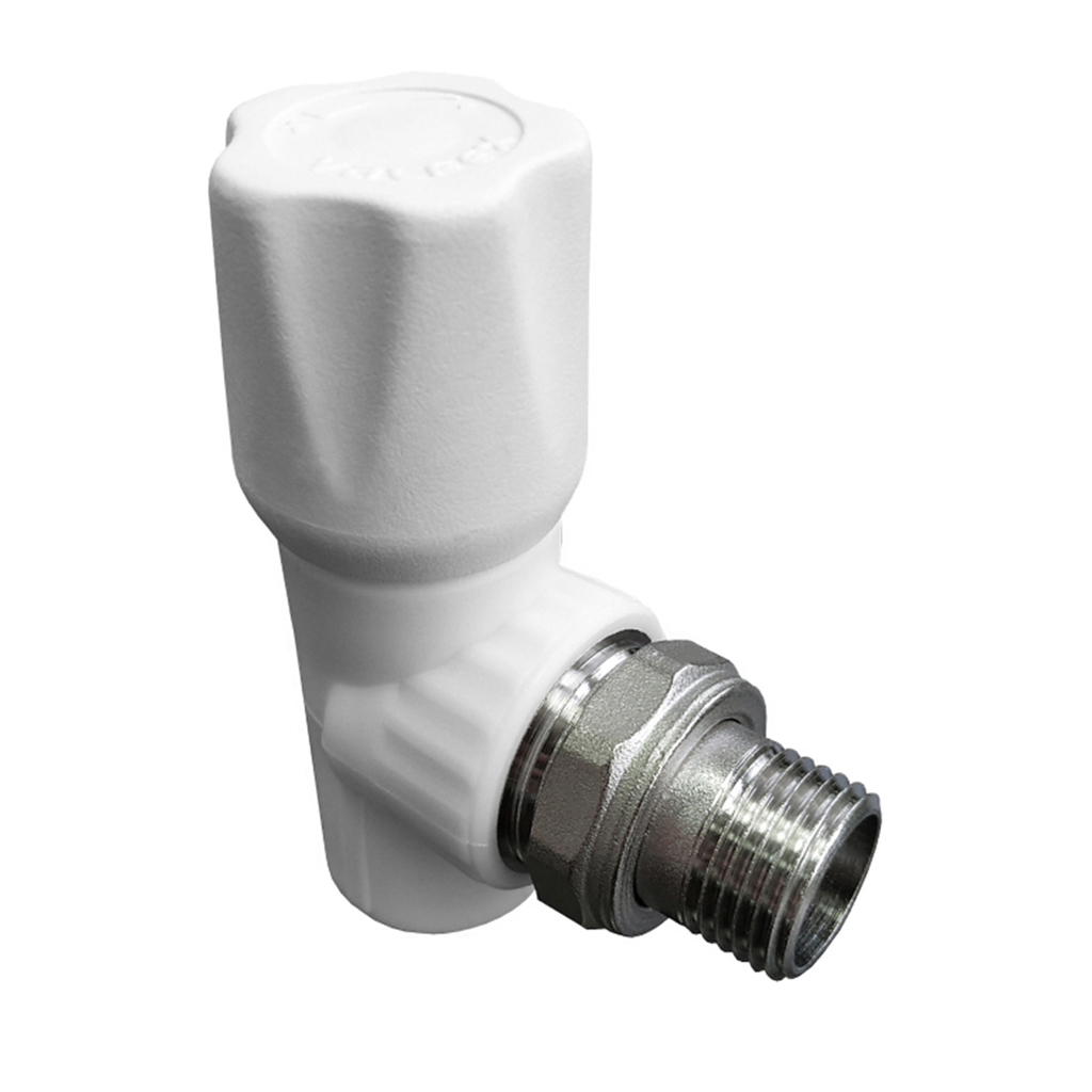 Кран американка шар 25-3/4'' угловой EVER® БЕЛЫЙ (Россия)