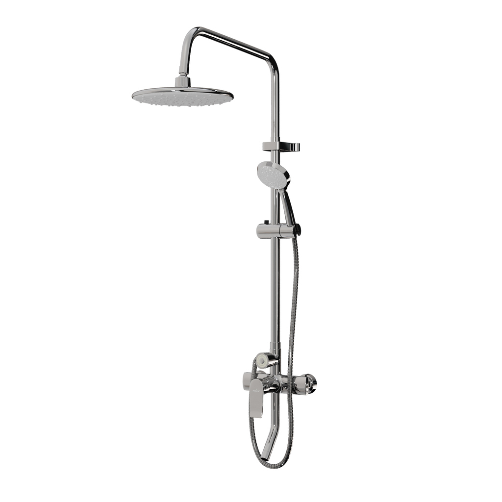 Душевая система 40к MIXLINE МЛ2416 (ML2416) излив лейка 3 позиции +лейка "Тропический душ" ХРОМ