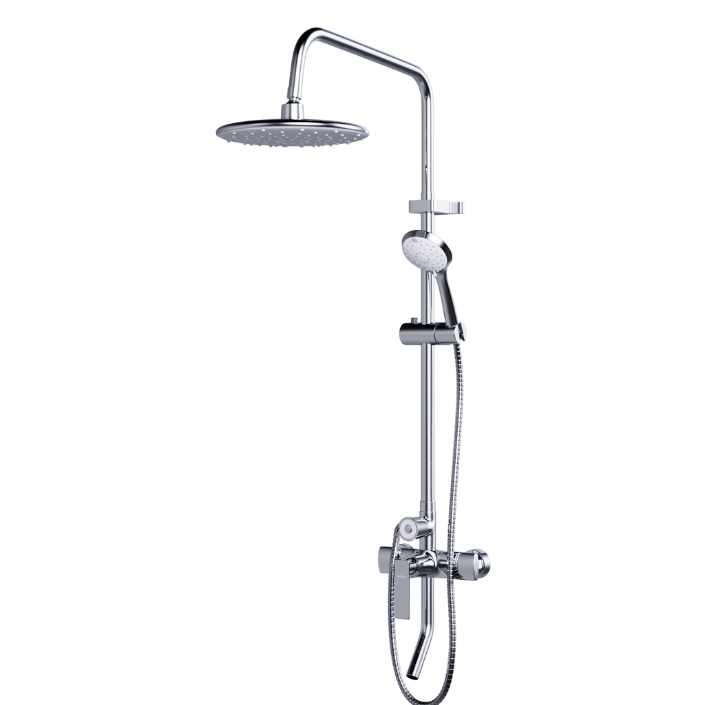 Душевая система 40к MIXLINE МЛ2418 (ML2418) излив лейка 5 позиций +лейка "Тропический душ" ХРОМ