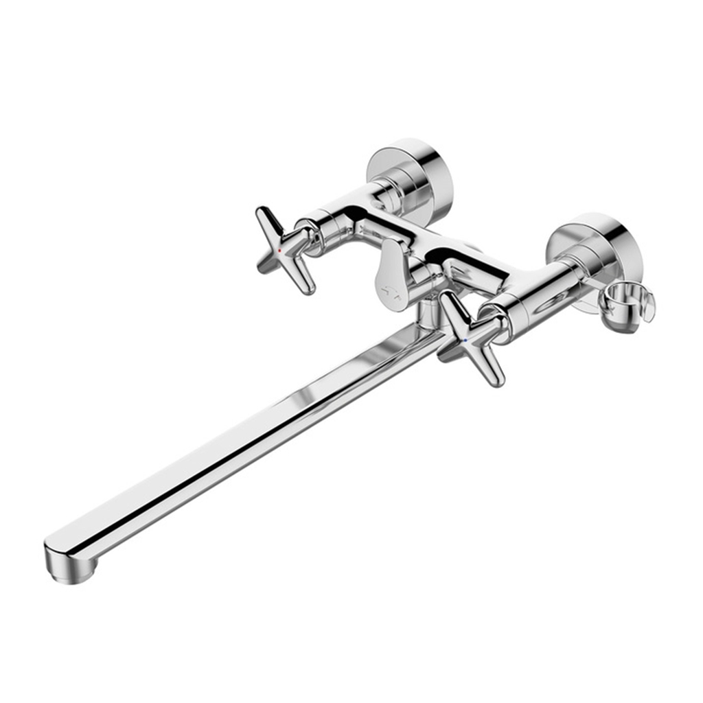 Смеситель для ванны и раковины 1/2 кер  IDDIS ACRSBL2i10WA Акрос (Acros) без душ аксессуаров ХРОМ