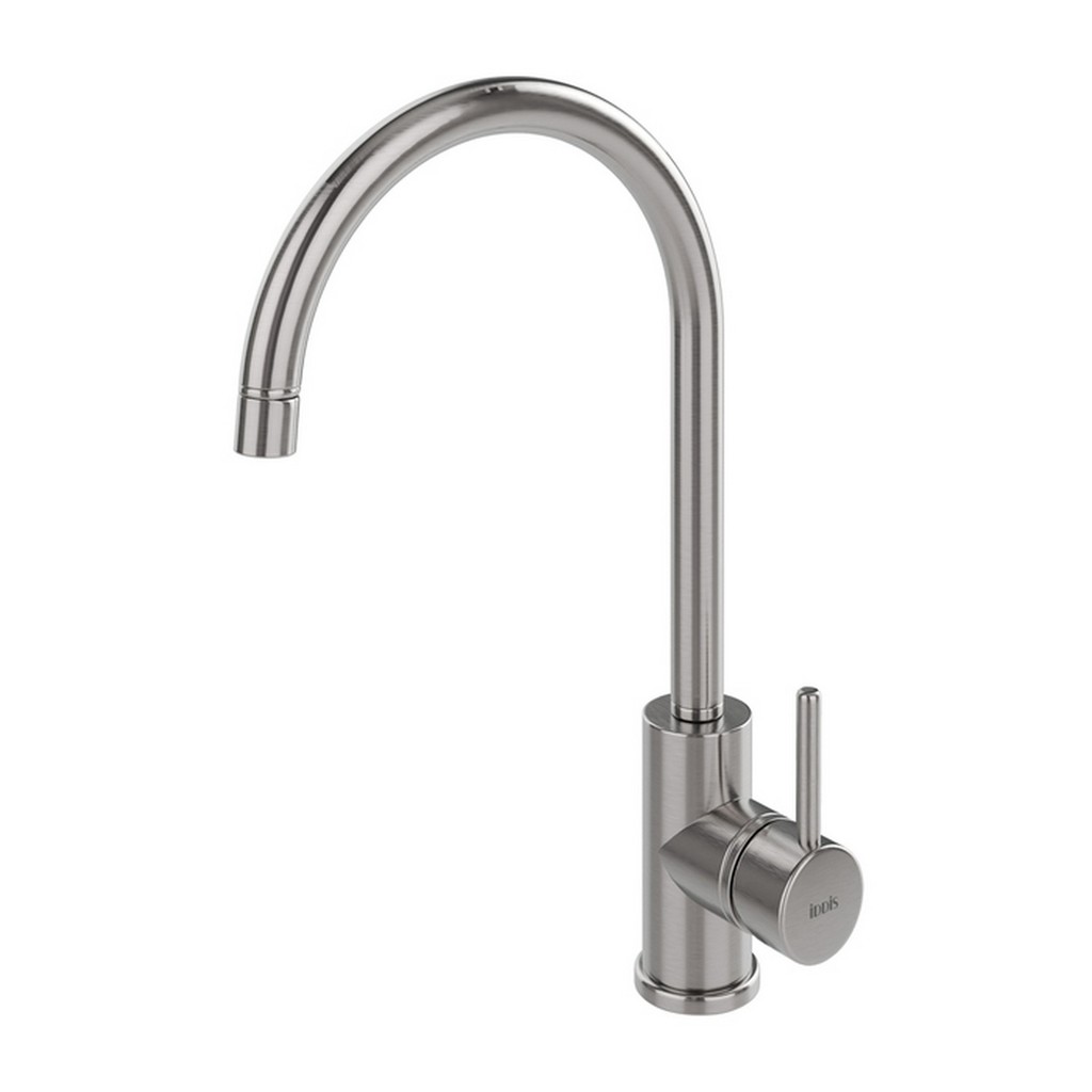 Смеситель для кухни 35к IDDIS K05STJ0i05 Китчен Лайн (Kitchen Line) нерж. сталь, высокий пов излив