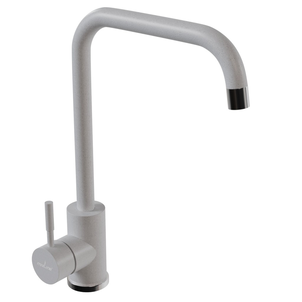 Смеситель для кухни 35к MIXLINE МЛ-ГС12 (ML-GS12) (341) молоко высок. излив