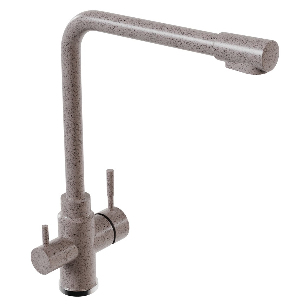 Смеситель для кухни 35к MIXLINE МЛ-ГС13 (ML-GS13) (302) песочный с вых. для питьевого фильтра