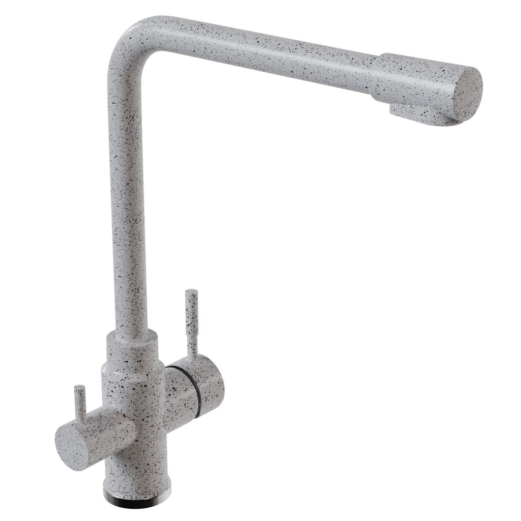 Смеситель для кухни 35к MIXLINE МЛ-ГС13 (ML-GS13) (310) серый с вых. для питьевого фильтра