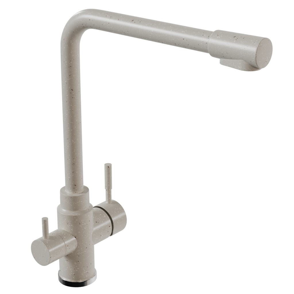 Смеситель для кухни 35к MIXLINE МЛ-ГС13 (ML-GS13) (331) белый с вых. для питьевого фильтра