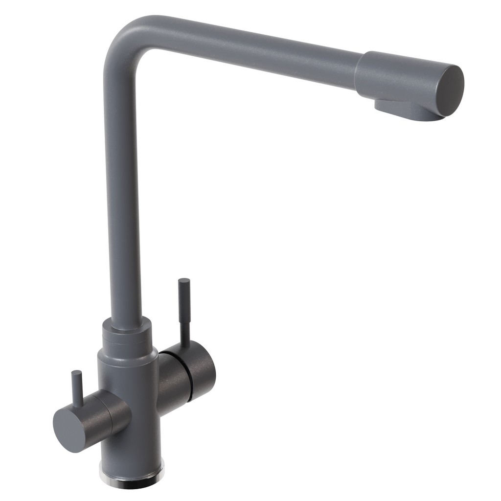 Смеситель для кухни 35к MIXLINE МЛ-ГС13 (ML-GS13) (342) графит с вых. для питьевого фильтра