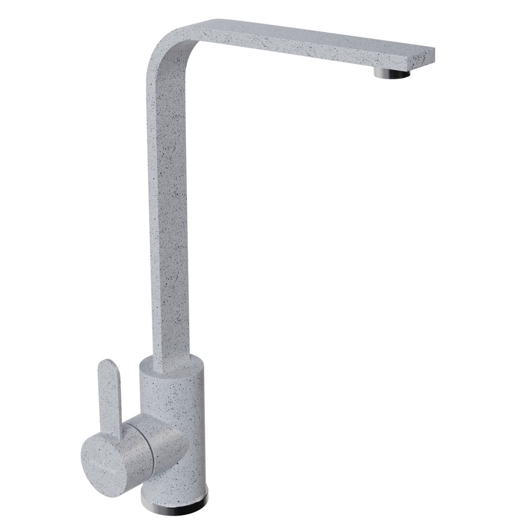 Смеситель для кухни 35к MIXLINE МЛ-ГС14 (ML-GS14) (310) серый высок. излив