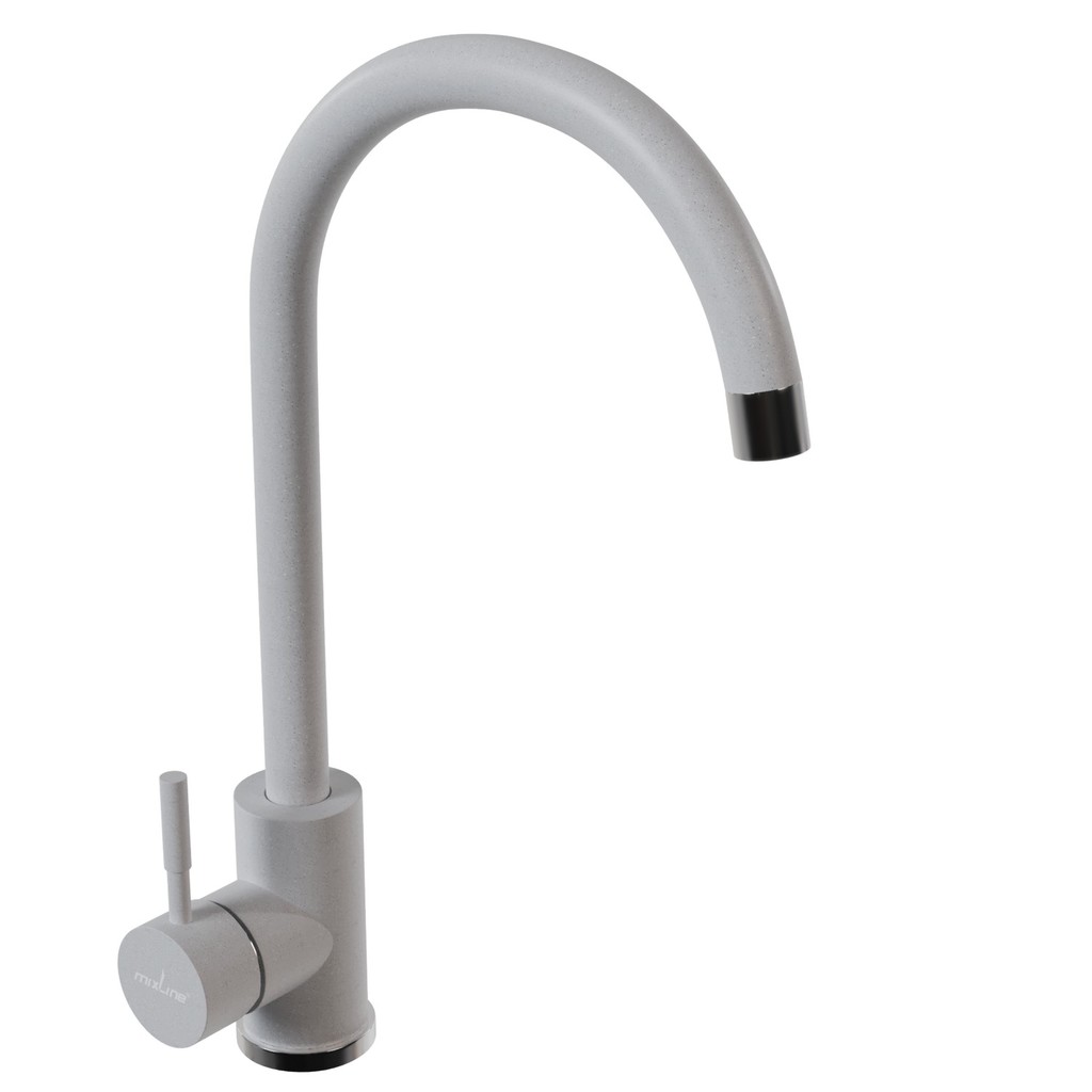Смеситель для кухни 35к MIXLINE МЛ-ГС15 (ML-GS15) (341) молоко высок. излив