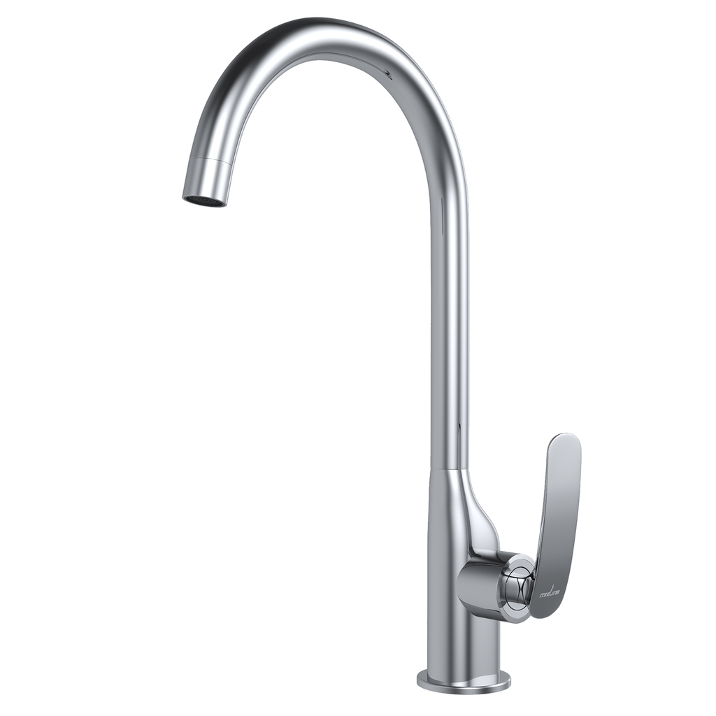 Смеситель для кухни 30k MIXLINE МЛ21-032(ML21-032) "Элегия" высокий излив боковая ручка
