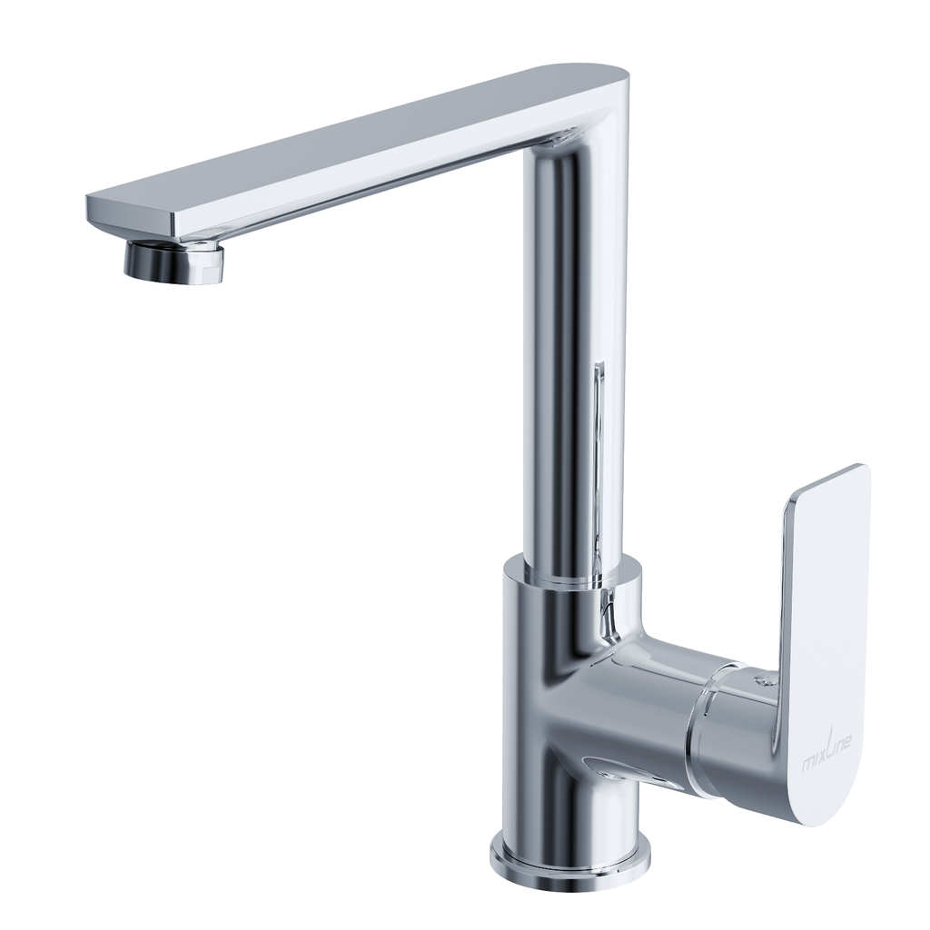 Смеситель для кухни 35k MIXLINE МЛ26-032(ML26-032) "Импульс" высокий излив боковая ручка