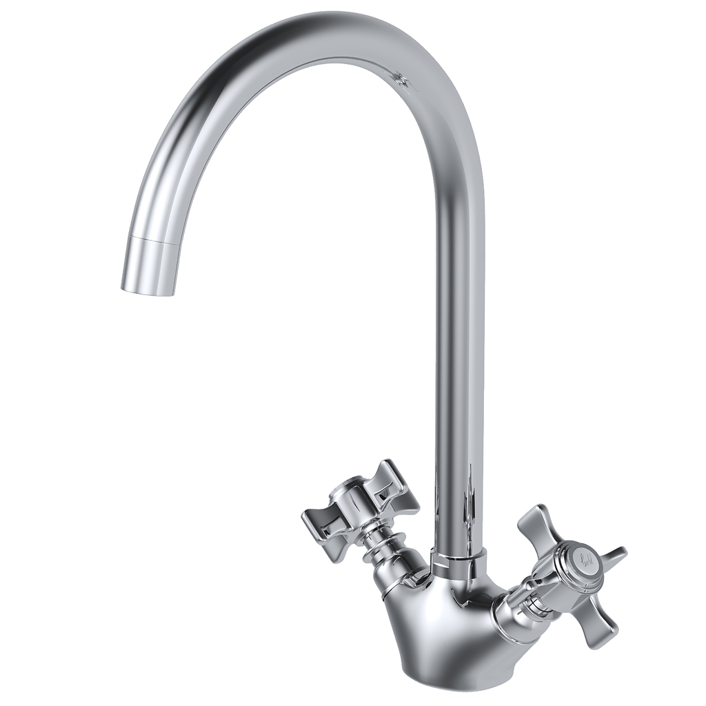 Смеситель для кухни 1/2 кер. MIXLINE МЛ30-032(ML30-032) "Классик" высокий излив
