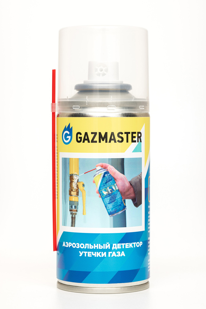 Детектор утечки газа аэрозольный "GAZMASTER", баллон 130 мл
