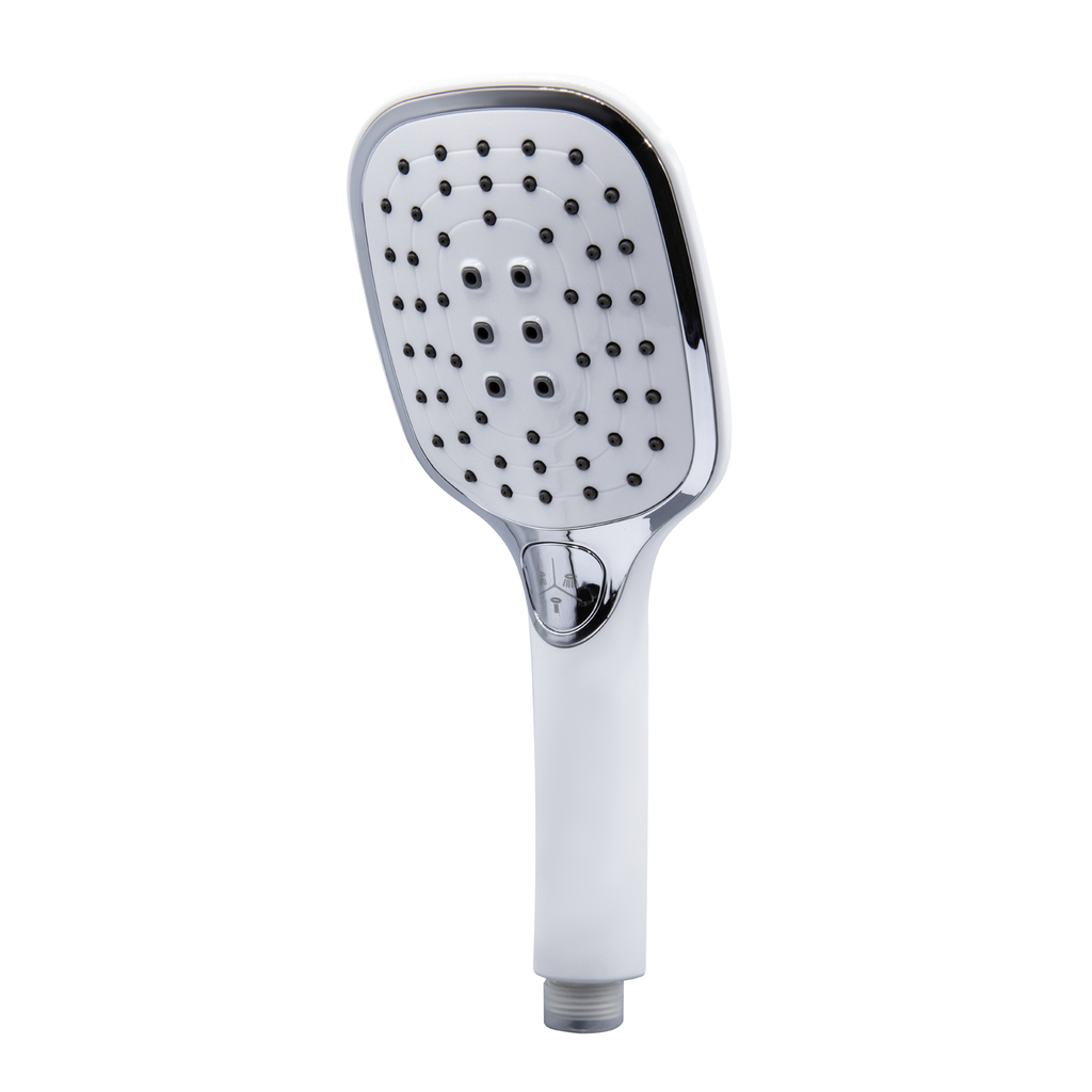 Лейка для душа MIXLINE МЛ3075 (ML3075) 3 позиции (блистер) БЕЛЫЙ/ХРОМ