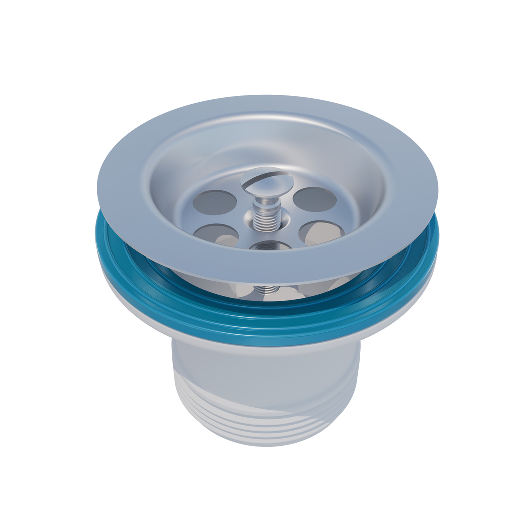 Выпуск 1 1/2 с нерж. сеткой VP11270-60 ИНКОПЛАСТ (винт М6*60)