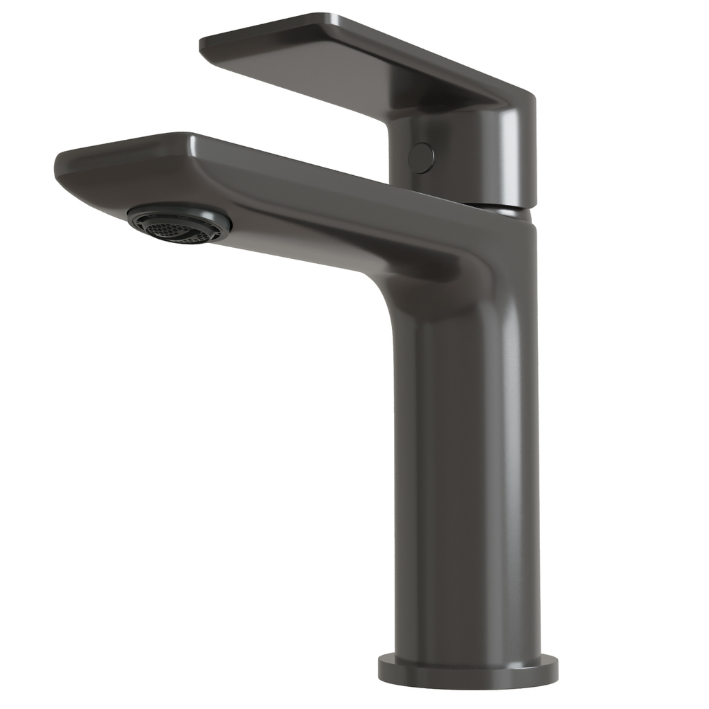 Смеситель для раковины 35k MIXLINE МЛ33-04Г(ML33-04GR) "Сити" ГРАФИТ
