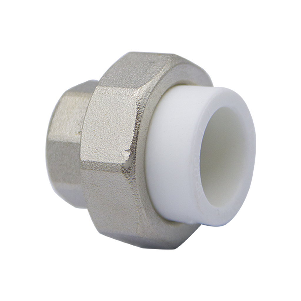 Муфта комб. разъемная, вн 25х3/4" EVER®  БЕЛЫЙ (Россия) УСИЛЕННАЯ